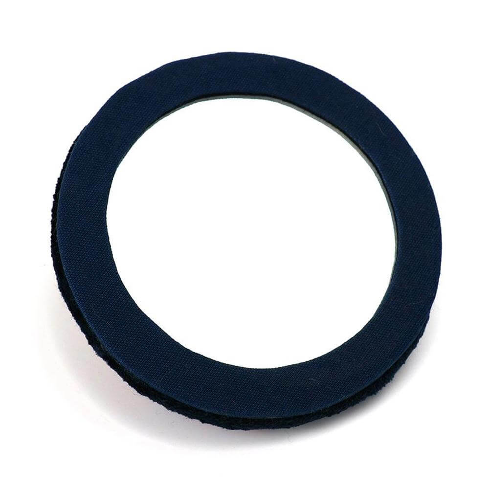 Peace of Mind Embroidered Velvet Jewellery Mirror Compact